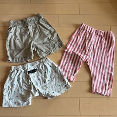 ハーフパンツ　ベビー　80