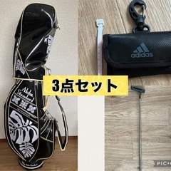アロハスタンダード　キャディーバッグ　ゴルフ　レフティー　ゴルフクラブ