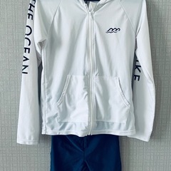 【水着】ラッシュガード&ショートパンツセット160cm (上着デ...