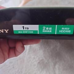 SONY〈ソニー〉　ブルーレイレコーダー　BDZ-EW1100の画像