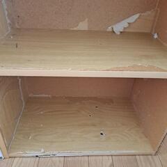 カラーボックス２点　難ありの画像