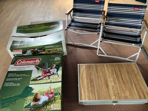 コールマン　coleman キャンプセット　オマケ付き　アウトドア