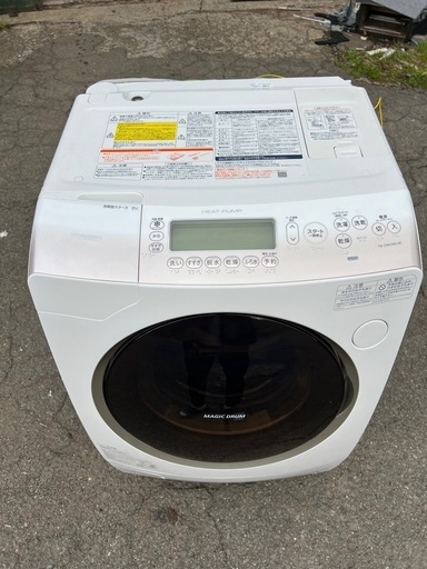 甲MJ17589　クリーニング済　送料無料　即購入可能　スピード発送　洗濯機 パナソニック NA-JFA8K2 全自動洗濯機 (洗濯8.0kg) マット