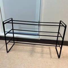 靴 収納棚　延長可能の画像