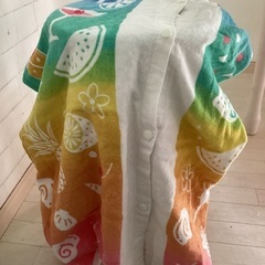 水泳巻きタオルの画像
