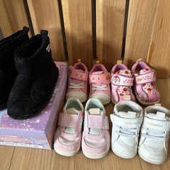 女の子　子供靴セット