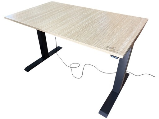 NO.2377 関家具 電動昇降デスク ホップ NA ワークデスク スタンディングテーブル オフィス 幅113cm 家具 中古