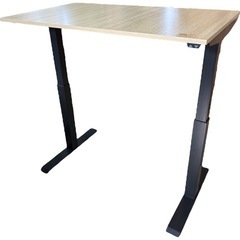 NO.2377 関家具 電動昇降デスク ホップ NA ワークデスク スタンディングテーブル オフィス 幅113cm 家具 中古の画像