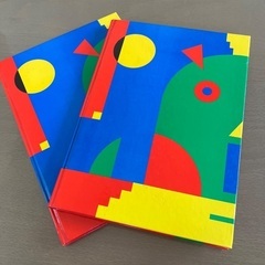 新品未使用　ハードカバーのノート2冊　19×26cm