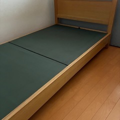 西川　木製シングルベッド