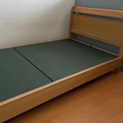 西川　木製シングルベッド　美品　 