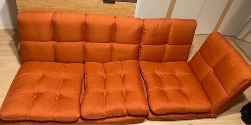 「美品」3人掛け座椅子ソファー