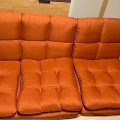 「美品」3人掛け座椅子ソファー

