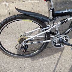 26インチ MTB フィールドファイター マウンテンバイク ブラック ダブル