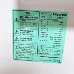 サマーセール20％OFFハイセンス Hisense 冷蔵庫 HR-A42JWS 1ドア ステンレス 小型冷蔵庫　美品の画像