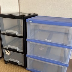 衣装ケース3段
