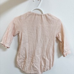 【美品】バースデイfutafuta★長袖薄手ロンパース70cmの画像