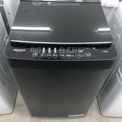 安心の1年間の保証付き！全自動洗濯機Hisense 5.5kg 2022年製【トレファク堺福田店】