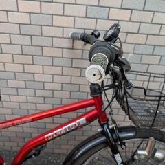 子供自転車24インチ　あさひドライドBEAT　6段変速　ドライドスピードウォッチ、ヘルメット、雨具付き、ジュニア自転車　の画像