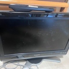 SHARP液晶カラーテレビ