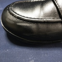 【美品】子供用革靴(合皮)　21cmの画像