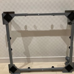 洗濯機置き　可動移動