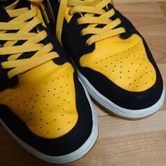 NIKE／AIR JORDAN／32cm／US14／イエロー・ブラックの画像