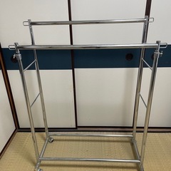 2段ハンガーラック