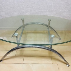 ガラス ローデーブル
