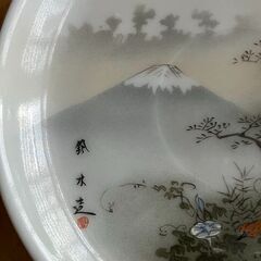 レトロ柄のティーソーサー（カップなし）の画像