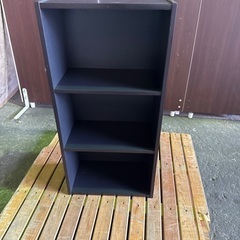 カラーボックス　ブラック