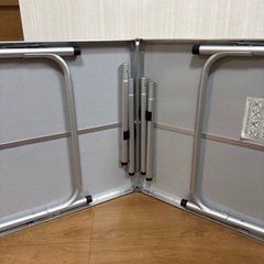 CAPTAIN STAG アウトドアテーブル　アルミ製の画像