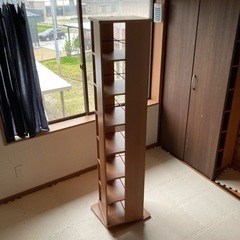 タワー回転型　本棚