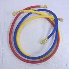 マニホールドゲージ 対応冷媒 R134a R12 R22 R502 家庭用 エアコンガスチャージ メーカー不明 札幌市 白石店の画像