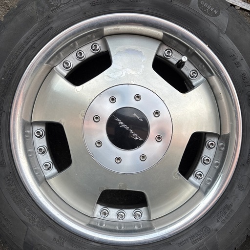 【希少】WORK Euroline ワーク ユーロライン 社外ホイール 14インチ 4本 5J4HPCD100+45 深リム ディッシ