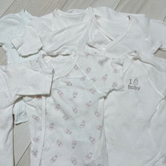 短肌着　まとめ売り　ベビー服の画像