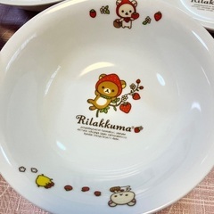 リラックマ　皿　4点セットの画像