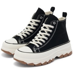 GW限定価格！試着のみ！GRL 厚底ハイカットスニーカー23.5cm