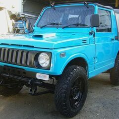 極上美車 ２年 ジムニー 幌 ＪＡ１１Ｃ ５速 エアコン パワス...