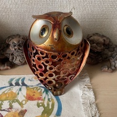 アルミ製？フクロウの飾り