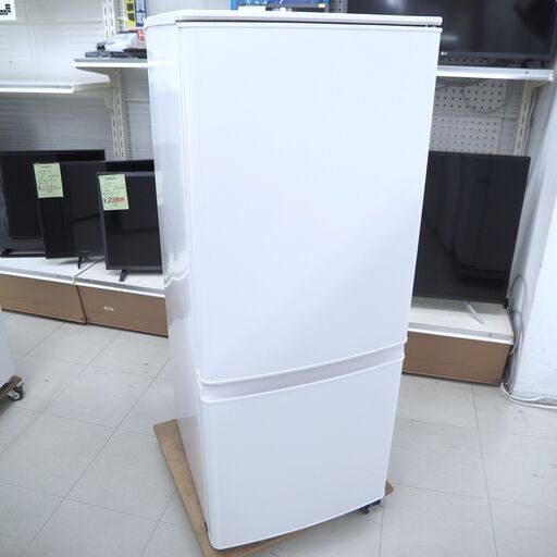 冷蔵庫　146L　2ドア　ミツビシ　MR-P15F-W　リユース品