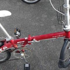 （現地引き渡し）DAHON ルート　route ルビーレッド 折りたたみ自転車の画像