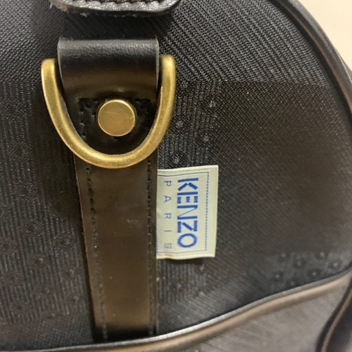 KENZO ボストンバッグ 2way ナイロン レザー ブラック 1932 KENZO ボストンバッグ 2way ナイロン レザー ブラック 1932