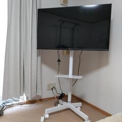 Hisense43型4K液晶テレビ＋スタンドテレビ台