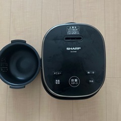 SHARP炊飯器2022年製3号炊き