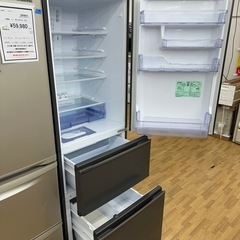 【ドリーム川西店御来店限定】三菱　冷蔵庫　MR-CX30G-H 2022年製／クリーニング済み 【2002211255601901】の画像