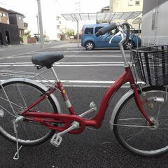 中古自転車３５３２　前後タイヤ新品！　２４インチ　3段ギヤ　LE...