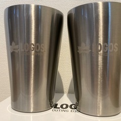【新品未使用・2個セット】LOGOS メタルサーモタンブラー／ア...