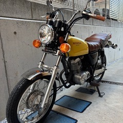 原付バイク　50cc エイプ　モタード　モンキー　ゴリラ　カブ　原チャリ　バイク　キットバイク　ヨンフォア　原付　書あり　エイプ50 　エイプ100 黄色　ヨンフォア仕様　ヨンフォアの画像