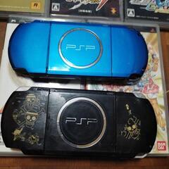 PSP3000　　2つセット　ソフト43本の画像